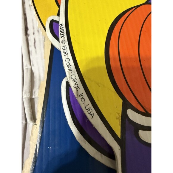 Vintage Halloween Yard Art Signs Cardboard Color Clings 1996 1997 Lot - Picture 10 of 11